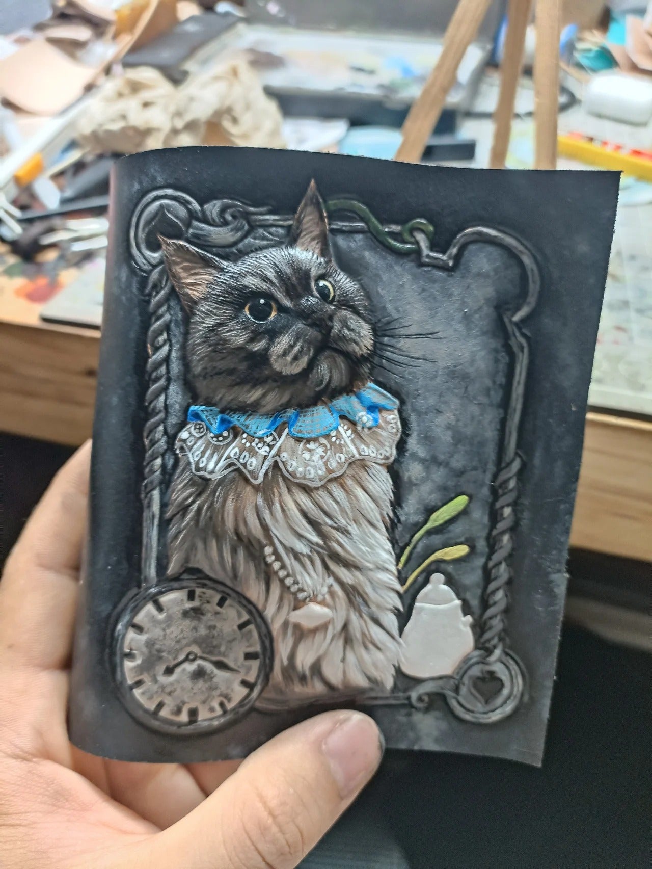 Leather-carved Wallet(Custom-made 28-35 Days)