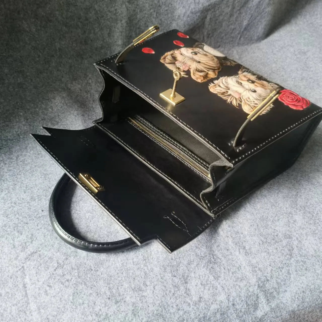 Leatherchild Handmade Hyper-Realistic Carved Leather Pet Bag Kelly 25 (Deposit)Artist: Ms.Tao