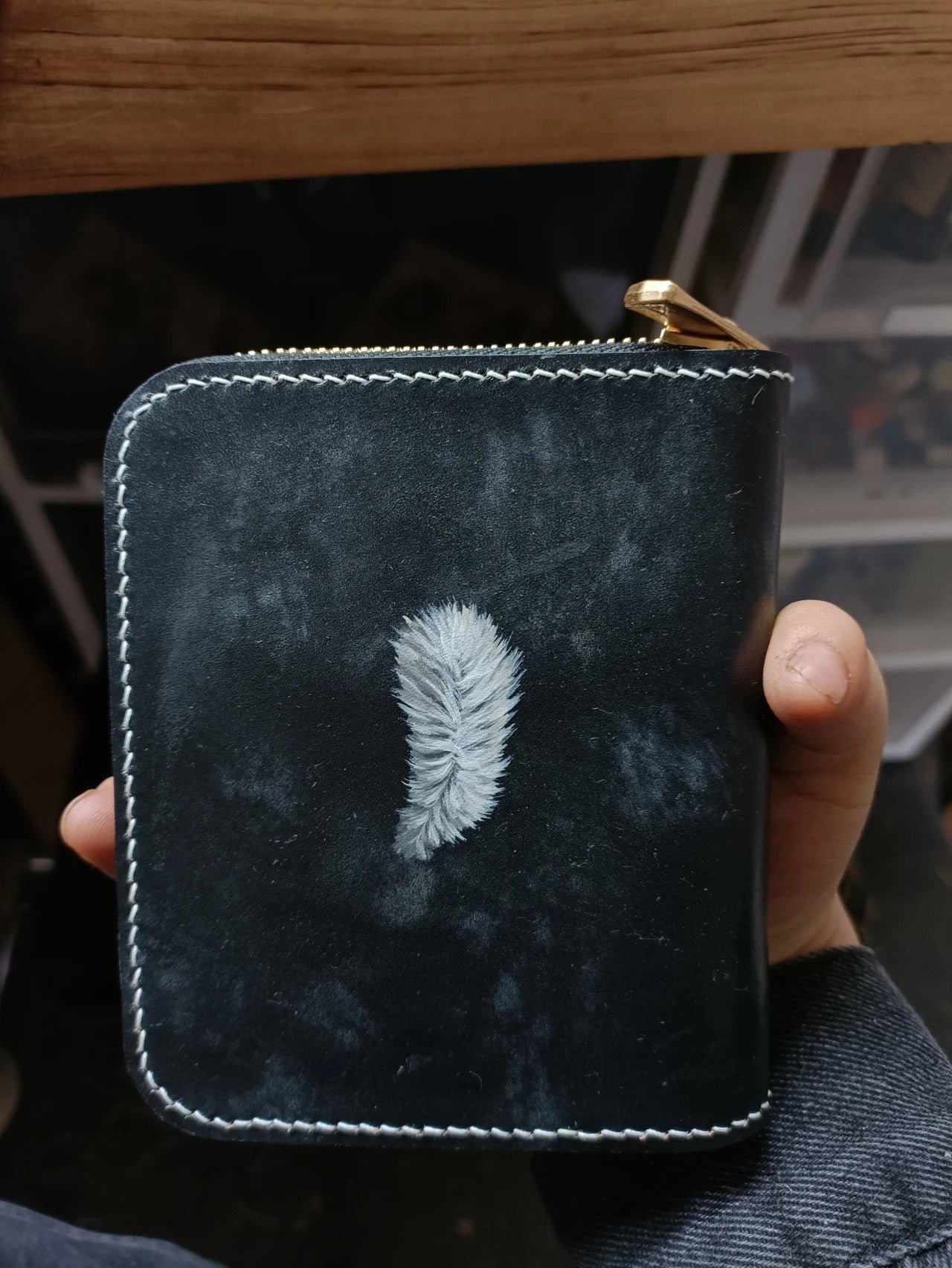 Leather-carved Wallet(Custom-made 28-35 Days)