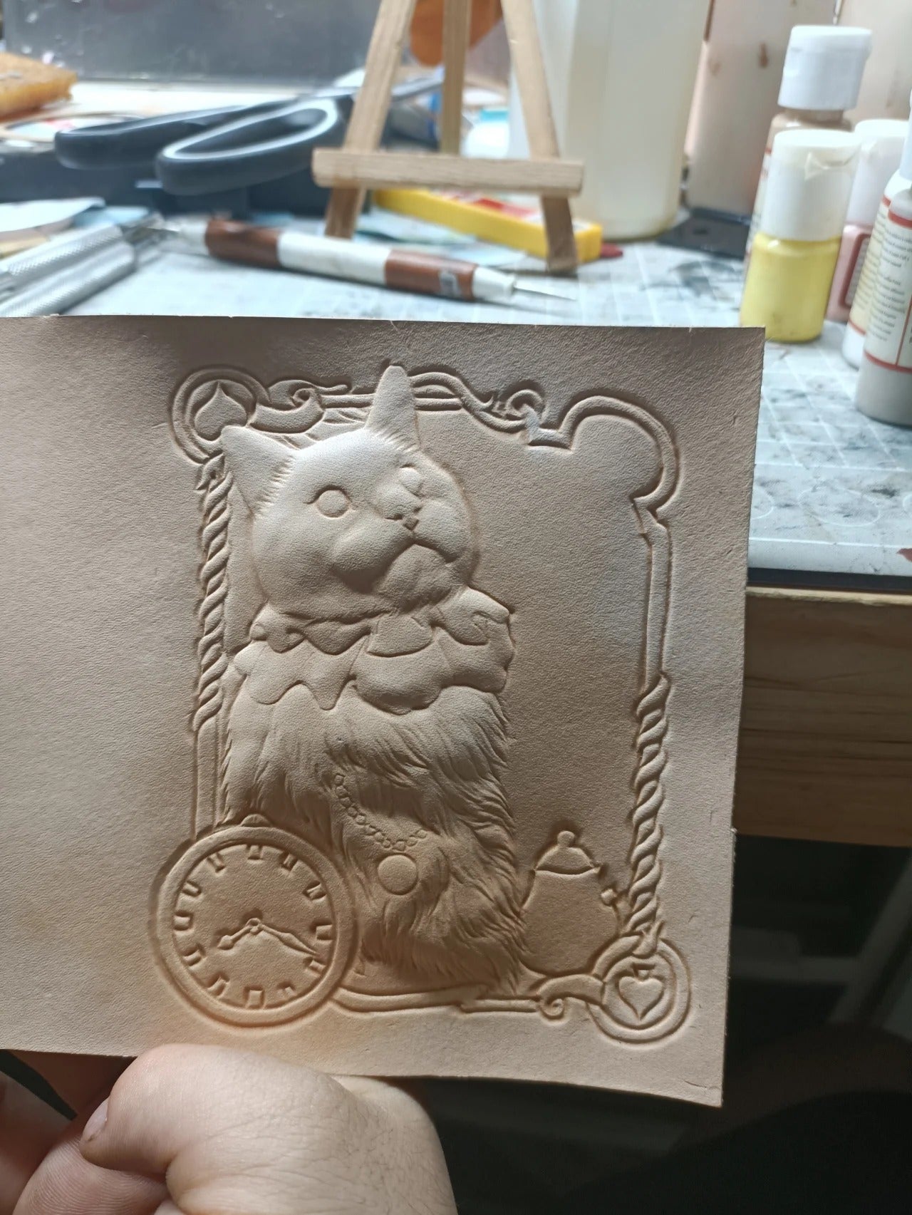 Leather-carved Wallet(Custom-made 28-35 Days)