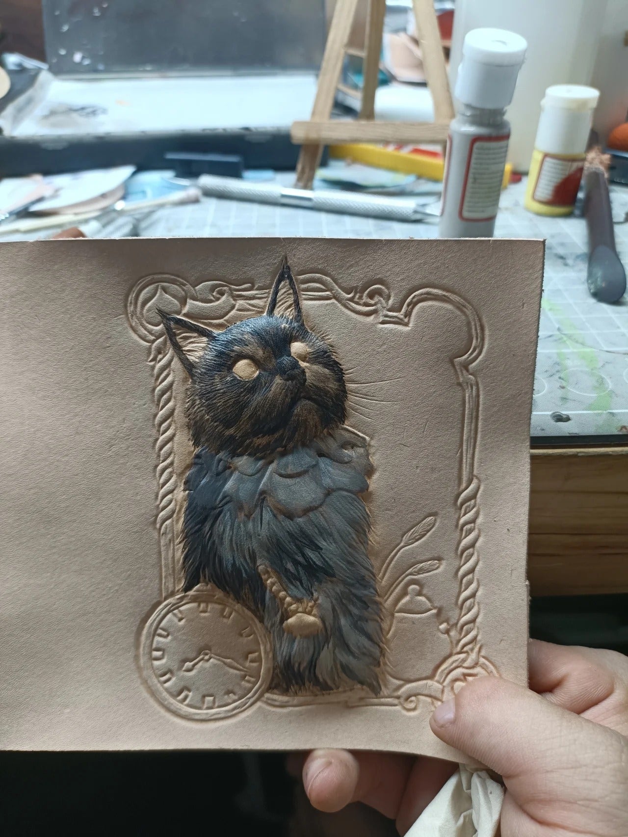 Leather-carved Wallet(Custom-made 28-35 Days)