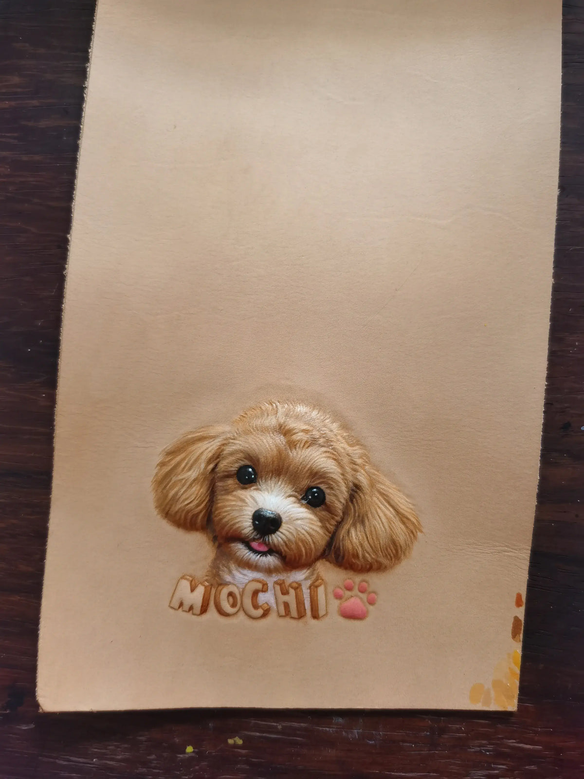 Leatherchild hyper-realistic Custom Pet Half-Body Portrait Keychains ...